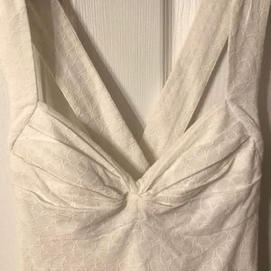 Calvin Klein white sundress